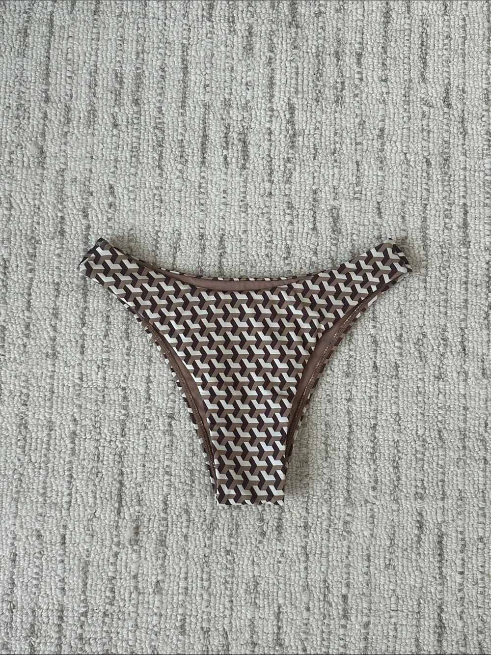 Monday Swimwear Byron Bottom - Husk Geo